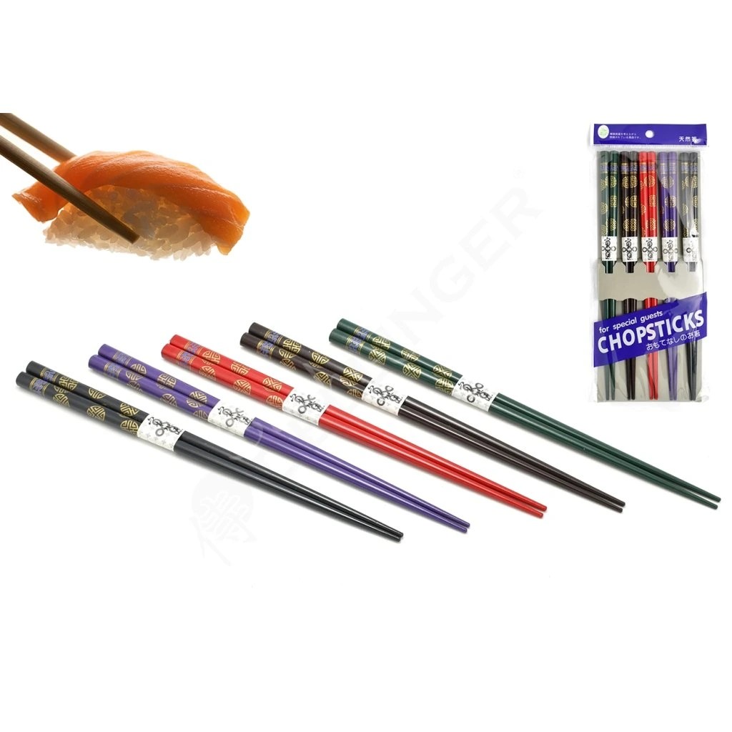 foto Sada p�ti p�r� j�deln�ch h�lek zna�ky EDO Japan v elegantn�ch barv�ch